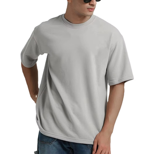 Camisetas personalizadas al por mayor para hombre, camisetas de algodón de verano, colores sólidos, camisetas lisas con cuello redondo, ropa para hombre, tallas grandes - Product Image 2