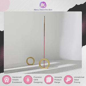 Fabricant indien de porte-encens en laiton de qualité fiable, de forme ronde, pour la décoration de table, à un prix exceptionnel - Product Image 4