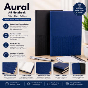 Libreta Ejecutiva A5 con Logotipo Personalizado, Cubierta de Cuero PU, Encuadernación Cosida, 192 Páginas, Estilo Premium, Regalos Promocionales con Grabado - Product Image 3