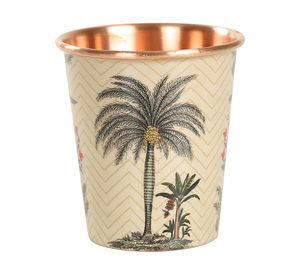 Petit gobelet en cuivre Palms, verre à eau en cuivre pur, réutilisable, durable, pour boire, servir, vaisselle, essentiel pour la salle à manger - Product Image 3