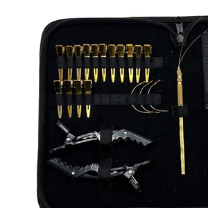 Kit de pinces professionnelles pour extensions de cheveux, qualité supérieure, logo personnalisé, avec outils d'application et de retrait de micro-liens - Product Image 4