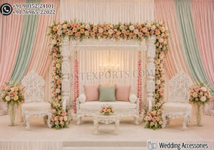Best Budget-Friendly Sangeet Stage Decor <b>Swing</b> Muslim Nikah Stage Ceremony <b>Swing</b> Colourful Walima Stage Decor Wooden <b>Swing</b> USA - Product Image 3