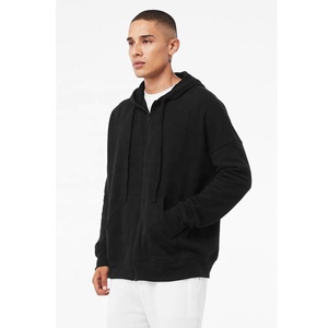 Wholesale Price Top Selling 2022 Men Navy Hoodies Sweatshirt Zip up Pocket Kangaroo Hoodies Hood Top - Product Image 6