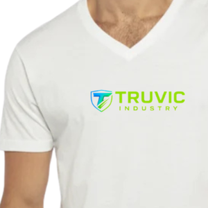 Camiseta de Cuello en V de Algodón Premium para Hombre, Suave y Cómoda, de Manga Corta, a la Moda, OEM ODM, Venta al por Mayor de Fábrica - Product Image 3