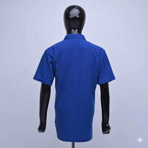 Camiseta Polo Clásica Azul Marino para Hombre, de Algodón, Manga Corta, Casual, Transpirable, Estilo Minimalista, Elegante, para Golf, Venta al Por Mayor - Product Image 4