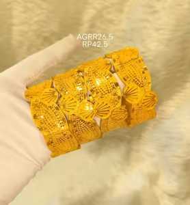ชุดกำไลข้อมือเพชรลายฉลุทองคำสำหรับผู้หญิง ของขวัญงานแต่งงานและงานฉลองครบรอบสุดหรู - Product Image 4