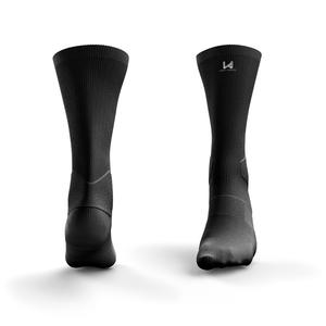 Chaussettes de sport personnalisées en tricot à col haut, mélange de coton, élasthanne et polyester, antibactériennes, respirantes, écologiques, absorbant la transpiration - Product Image 6