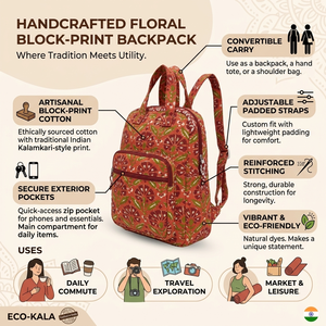 Mochilas acolchadas hechas a mano para viajes y estilo de vida, diseños personalizados OEM, exportaciones al por mayor a nivel mundial. - Product Image 6