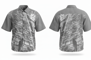 Camisas de Vestir Personalizadas al por Mayor para Hombre, Manga Corta, con Botones, Estampadas, Casuales, Transpirables, de Poliéster, para Golf - Product Image 4