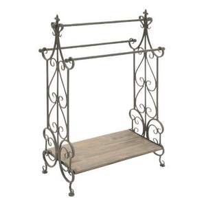 Organisateur de salle de bain décoratif, porte-serviettes en métal avec un cadre en fer robuste et un design moderne élégant - Product Image 1