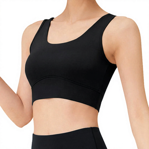 Soutien-gorge de sport dégradé pour femme, haute élasticité, rembourré, respirant, bretelles réglables, vêtements de fitness - Product Image 2