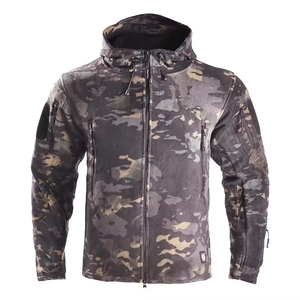 Men's Regular Sleeve Jackets men's jackets for men thermal fleece lined waterproof canvas camouflage tactical jacket - Product Image 3