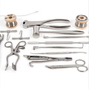 Juego de 17 piezas de instrumentos quirúrgicos ortopédicos veterinarios de excelente calidad. - Product Image 2