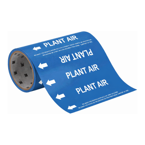 Marqueur de tuyau flexible Brady PLANT AIR pour l'identification des conduites d'air industrielles - Product Image 1