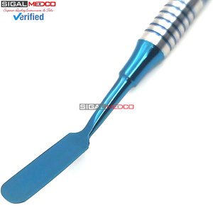 Stainless Steel Instrument with Blue Titanium Coated Tips Surgical Gingival Tissue Professional Dental Periosteal Elevator - Product Image 2