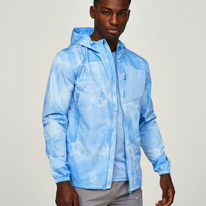 Chaqueta Cortavientos con Capucha Personalizada para Hombre, Invierno, Logotipo Frontal Totalmente Personalizable, Nailon Transpirable, Alta Calidad para Exteriores - Product Image 1