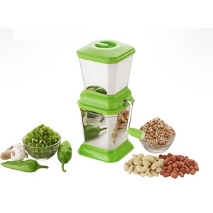 Sonrisa Mamá Cocina Ayuda Plástico Cuadrado Cocinar Herramienta Fruta Vegetal Chile Picadora de carne Picadora de alimentos Rallador y cortador de Chile Ventas - Product Image 5