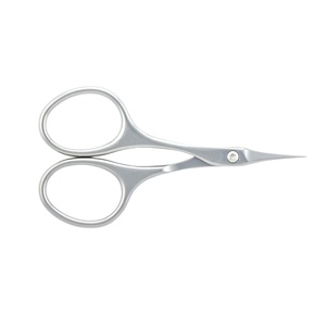 100% Stainless Steel Custom Size <b>Eyebrow</b> Scissors Slanted Type Brow <b>Hair</b> <b>Removal</b> Trimming Solid Color All Other - Product Image 3
