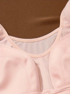 Women High Impact Running Sports Bra Adjustable Convert Straps Upper Mesh Insert Full <b>Support</b> Gym <b>Crop</b> <b>Top</b> Wholesale Base - Product Image 4