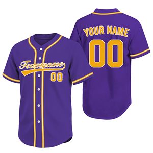 Camiseta de Béisbol Lista para Jugar, Ligera, de Poliéster, Estilo Deportivo Urbano, Colores Personalizados para Equipos, Absorbente de Sudor, Impresión en Vinilo - Product Image 4