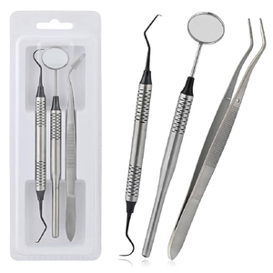 Juego de 3 Instrumentos Dentales Básicos de Titanio Negro para Examen Dental - Product Image 4