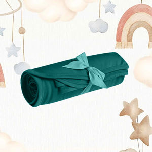 Couverture d'emmaillotage douce et respirante 100% coton ou 95% coton de bambou avec 5% élasthanne - Product Image 1