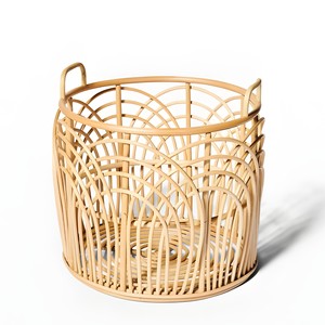 Cestas decorativas tejidas a mano para exhibición y almacenamiento en tiendas y hogares, cesta de ratán natural de primera calidad - Product Image 3