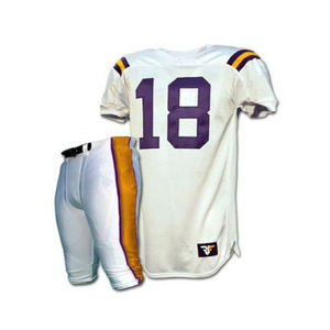 Ensemble de maillots de football américain professionnels, uniforme d'équipe imprimé par sublimation avec pantalon de football élastique - Product Image 6