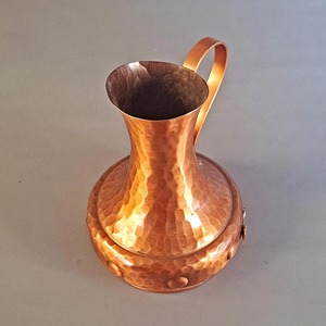 Vintage Copper Pitcher Hand Hammered Metal <b>Jug</b> 1.5L Durable Design for <b>Drinks</b> Party Use - Product Image 4