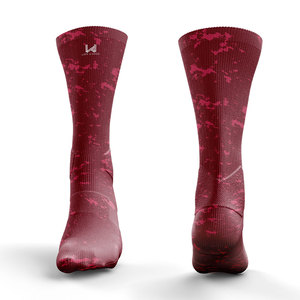 Custom Crew Knit Sports <b>Socks</b> Spandex Blend Antibacterial Breathable Yoga Youth Basketball Football Outdoor Wear High Quality - Product Image 4