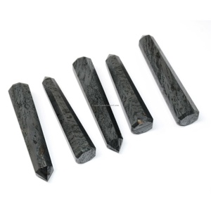 เสาคริสตัลอาเกตสีเขียวอ่อนคริสตัลรักษาตามธรรมชาติเสาโอเบลิสก์เรกิแกะสลักไม้กายสิทธิ์รักษาความรัก - Product Image 2