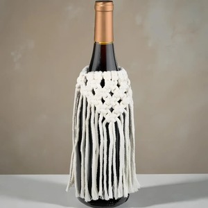Aesthetic Cotton Canvas Wine <b>Bottle</b> Gift <b>Bag</b> Reusable <b>Bottle</b> Carrier - Product Image 4