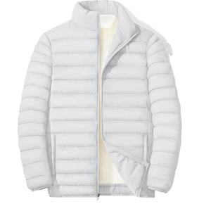 Chaquetas acolchadas con capucha y cremallera completa personalizadas de calidad superior Chaquetas transpirables a prueba de viento ecológicas para hombres - Product Image 1