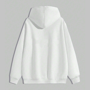เสื้อฮู้ดซิปแบบสั่งทำทรงโอเวอร์ไซส์ สตรีทแวร์ สำหรับผู้ชายและผู้หญิง ผ้าฝ้ายฟลีซคุณภาพสูง - Product Image 2