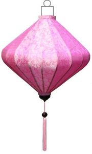 Lanterne en soie Hoi, forme cylindrique, lampe élégante faite à la main, matériau en soie vif, rechargeable, alimentée par énergie solaire, garantie, utilisation en camping - Product Image 5