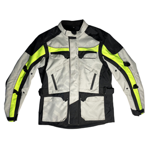 Chaqueta de Motociclismo Personalizada, Transpirable, Resistente al Viento, de Cuero Genuino, Manga Larga, con Protección CE, para Motocross - Product Image 1