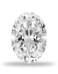 Diamant synthétique cultivé en laboratoire CVD, taille brillant, clarté VVS, couleur EF, 3,01 carats, solitaire, certifié IGI, Icedjewelz Oval LG - Product Image 5