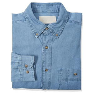 Chemise décontractée à manches longues pour homme, fournisseur ODM pour les acheteurs de vêtements en gros, chemise en Spandex/Coton, commande en gros, Bangladesh - Product Image 4