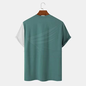 T-shirt pour homme personnalisé de haute qualité 2026, 100% coton, respirant, décontracté, dernier design, fabriqué au Pakistan - Product Image 2