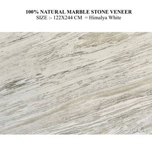 Revêtement mural en marbre blanc naturel de l'Himalaya découpé sur mesure pour escaliers, comptoirs de cuisine, panneaux muraux, carreaux de sol et plinthes en marbre - Product Image 1