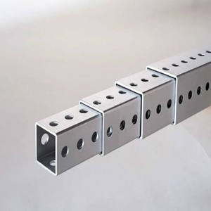 เสาป้ายรูปตัวยูชุบสังกะสีคุณภาพส่งออก OEM เวียดนาม กันน้ำ เคลือบผงสแตนเลส เป็นมิตรกับสิ่งแวดล้อม แบบจำลอง 3 มิติ - Product Image 3