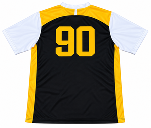 Camiseta de Fútbol Personalizada al por Mayor para Jóvenes, Camiseta Deportiva Sublimada de Manga Corta, Camiseta de Poliéster que Absorbe la Humedad - Product Image 2