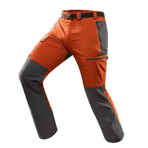 Pantalon cargo pour homme 100% coton infroissable, décontracté, style urbain et outdoor, avec braguette zippée, multi-poches, tricoté, taille mi-haute, style sport - Product Image 6