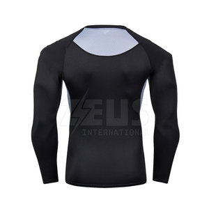 Camisetas de compresión para hombre hechas de poliéster para culturismo, ropa deportiva, camisetas de compresión para hombre - Product Image 2