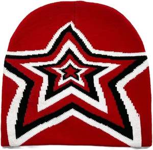 Gorro de Invierno Unisex con Tejido Jacquard, Logotipo Personalizado, Pompón de Piel Sintética, Gorro de Punto con Borde, Color Sólido, Cálido, para Adultos, Deportivo - Product Image 6