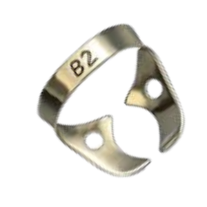 ที่หนีบยางกันน้ำลาย B2 สแตนเลสสตีล แบบใช้มือ สำหรับแยกฟันกราม จับกระชับ ใช้งานง่าย ฆ่าเชื้อได้ นำกลับมาใช้ใหม่ได้ สำหรับงานทันตกรรม - Product Image 2