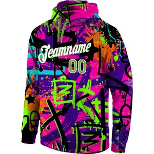 Sudadera con Capucha, Nombre del Equipo y Número Digitales en la Parte Delantera y Trasera, Personalizada, Corte Casual, Manga Regular, Bolsillo Impermeable, 100% Algodón Ecológico - Product Image 3