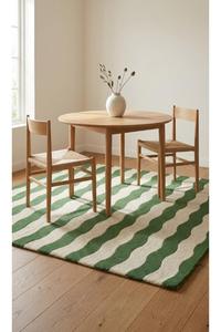 Tapis et carpettes décoratifs tuftés à la main en laine avec support stable pour un style de sol moderne - Product Image 4