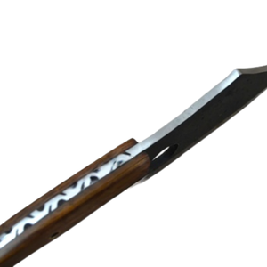 Couteaux de cuisine traditionnels faits à la main avec une lame large et tranchante, manche en bois robuste pour la préparation des légumes et la découpe de la viande - Product Image 2