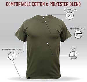 T-shirt de sport pour homme, respirant, en polyester, séchage rapide, haut de performance pour la gym et les entraînements - Product Image 1